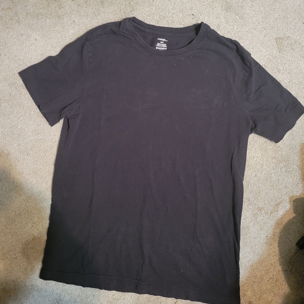 Plain black tee